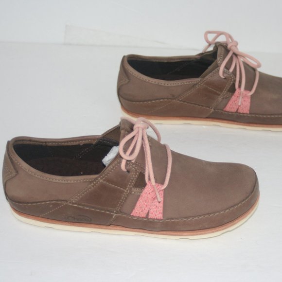 Chaco Shoes - Chaco "Harper Lace" Caribou Suede Shoes.Womens 7.5